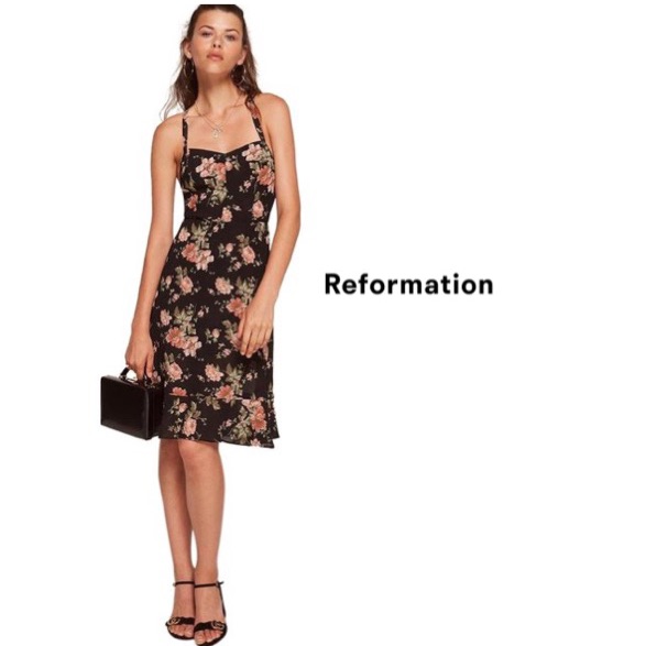 Reformation Giselle Dress Small